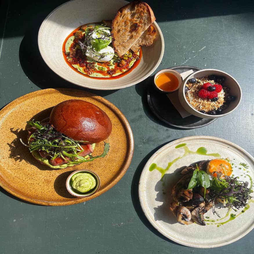 Four plates of food from Éan in Galway city.